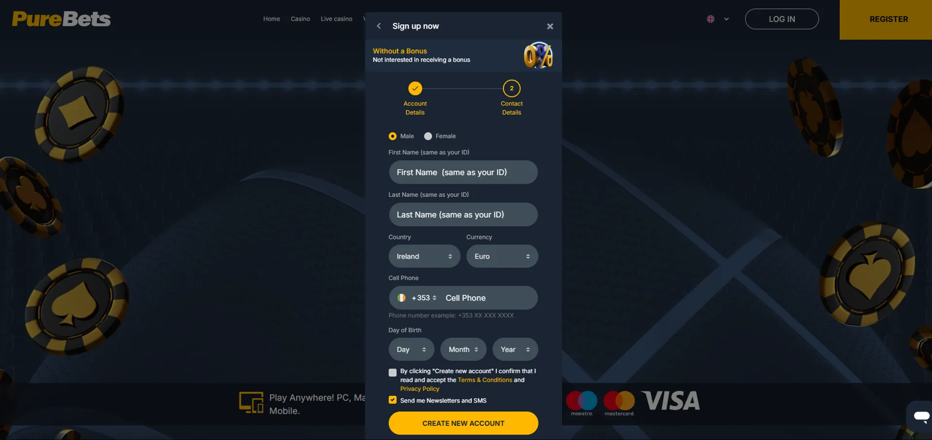 Free account